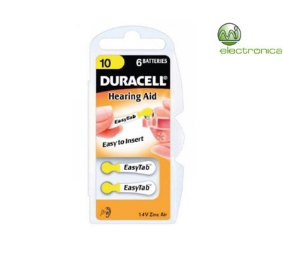PILHA DURACELL ZINCAIR DA10 (PR70) BL6